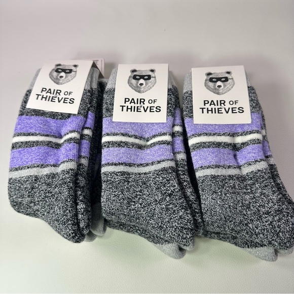 **6 Pairs NEW/NWT Men's Pair of Thieves Cozy Crew Socks - Picture 1 of 6
